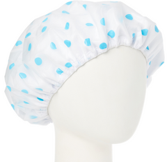 Reversible Terry Lined Shower Cap | Set of 2