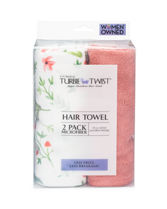 Turbie Twist Microfiber Hair Towel - Absorbent and Lightweight