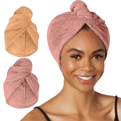 Turbie Twist Microfiber Hair Towel - Absorbent and Lightweight