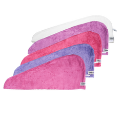 Turbie Twist Party Pack - 100% Cotton - Essential for Girl's Trips, Bridal Parties & Bachelorette Gift Idea - Perfect for Spring & Summer Travel - Back to School / College Dorm List Must-Have